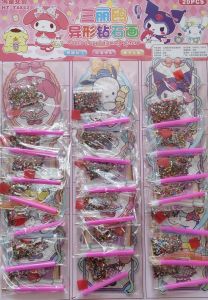 Paket Usaha Sticker Diamond Painting Sanrio Mainan Manik Manik Stiker Kuromi Cinamonrol