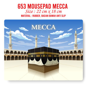 Mousepad Seri Mekkah Alas Mouse / Tatakan Mouse Suvenir Gift