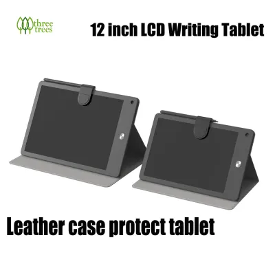 10/12 Inch LCD Writing Tablet with PU Protective Case | Reusable Doodle Board for Kids & Adults | Eye-Friendly Drawing Pad for Home School Office