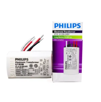 [Bundle Set] Philips Essential LEDSpot LV 5W (50W) GU5.3 MR16 SpotLight and Electronic Transformer ET-E 10