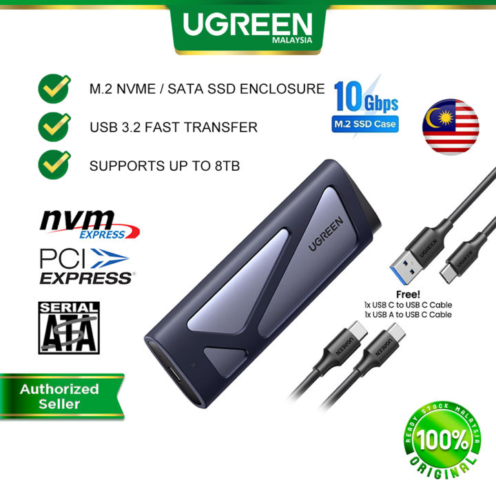 External Ssd Nvme For Gaming Worth It UGREEN NVMe PCIe SATA SSD - Main Image