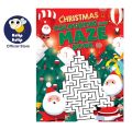 Christmas Colouring & Maze Activity Book For Kids. 