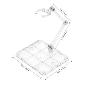 JACAUY Transparent Action Figure Display Stand Assembly Movable Gundam Models  PVC Figure Stand for HG 1/144 Cinema Game