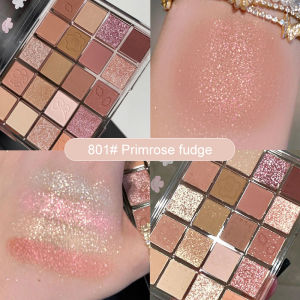 NYL   20 Color Eye Shadow Low Saturation Milk Tea Earth Red Brown Transparent Palette Glitter Long-lasting Shimmer Eye Shadow Make Up