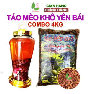 Táo mèo khô Yên Bái (combo 4kg) pha trà ngâm đều được táo mèo khô thơm phức đóng gói sang trọng chất lượng  giá tốt như đổ buôn