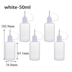 LYMEDIA 5pcs Plastic DIY Paper Quilling Scrapbooking Bottle Glue Applicator