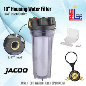 10" Inch Housing Water Filter Transparent Casing with PP Sediment Cartridge and Accessories