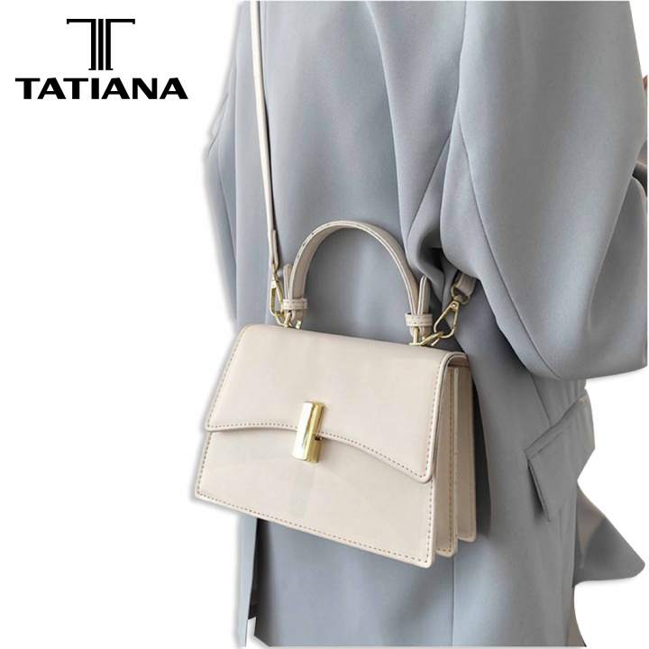 Sling Bag for Women Fashion Ladies Shoulder Bags Korean Style PU Leather  Women Trend Handbag Simple Chain Bag Casual High-end Coin Purse | Lazada