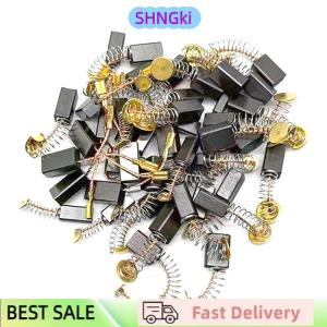 SHNGki 50pcs Carbon Brush Replacement Kit Fit For Drills Sanders Grinders & Motors Durable Motor Parts