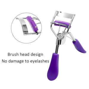 COD | Lady Professional Eyelash Curler with Comb Tweezers Curling Eyelash Clip Cosmetic Eye Beauty Tool