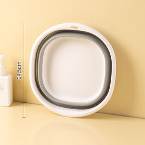 กะละมังพับได้ กะละมังซิลิโคน แบบพกพาสะดวก ซักผ้า ตั้งแคมป์ พลาสติก อเนกประสงค์ กะละมังล้างผัก ล้างผัก