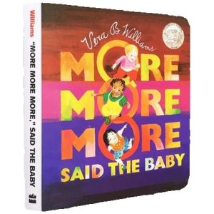 milumilu  More More More Said the Baby B. Williams  Childrens Enlightenment reading English cardboard books