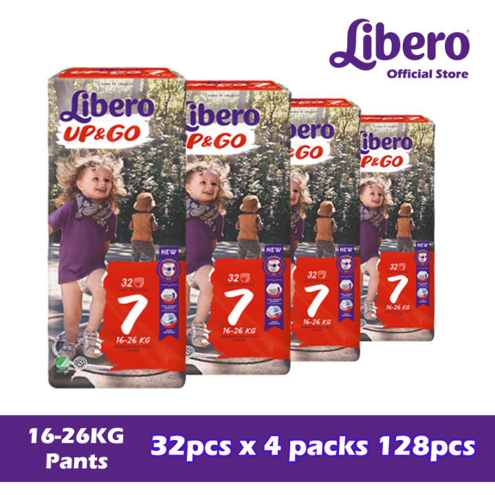 LIBERO UP GO 36 PANT DIAPERS 7 16-26KG price in Kuwait | Carrefour Kuwait | kanbkam