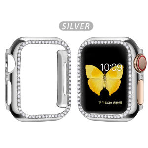 BassPal Single Diamond Cover For Apple watch Case Ultra 49mm 41mm 45mm 44mm 40mm 42mm 38mm Rhinestone Bumper Protector for i Watch series 6 5 4 3 SE 7 8