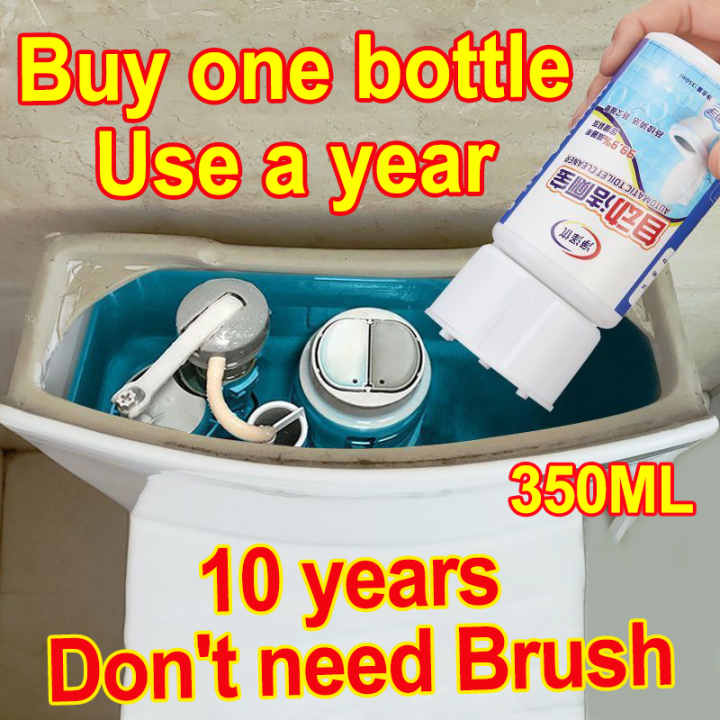 10 years don t need brush toilet automatic toilet bowl cleaner 350ml