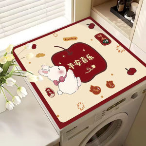 Cartoon Diatomite Washer Top Mat Absorbent Stain Resistant Microwave Fridge Protector