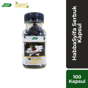 HabbaSyifa Habbatussauda Serbuk Jintan Hitam ORIGINAL - Habbasyifa Serbuk jintan Hitam 210 Kapsul