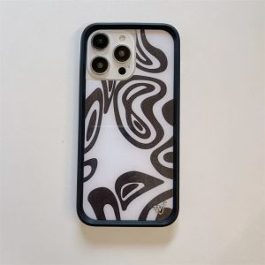 Wildflower 3D web English Skull Head Phone Case for iPhone 16 15 14 13 12 17 Pro Max Plus Air 16pro STAR WF Cute Cartoon Cover