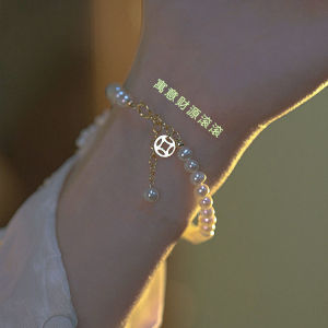 good 999 Fashion temperament fortune Pearl Bracelet good luck girl simple Bracelet B3048-3049