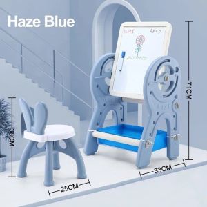 Kids Study Set - Table Chair & Storage Drawers for Children Ages 1-8 Years
