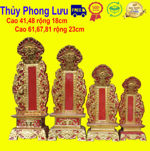 Bài vị thờ gia tiên linh vị long vị gỗ mít 4 cỡ 41516167