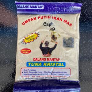 UMPAN PELET PUTIH IKAN MAS CAP DALANG MANTAP TUNA KRISTAL 70gr