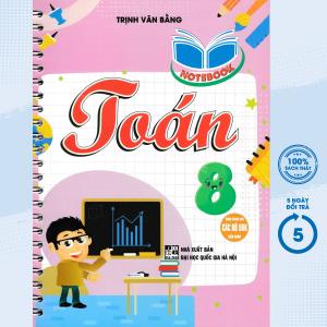 Sách - Notebook Toán 8 (Dùng Chung Cho Các Bộ SGK Hiện Hành) - HA - Newshop