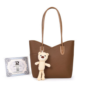 Grosir import jakarta 3094 Aff Tas Louyis Panda Free Certificate + Paper Bag + Gantungan Tas Tote Bag Wanita Tas Bucket