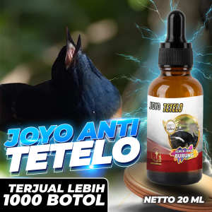 OBAT BURUNG TETELO | VITAMIN BURUNG | OBAT GANGGUAN SARAF | SAYAP BURUNG TERKULAI | KEPALA BURUNG MUTER - MUTER | ANTI TETELO 20 ML