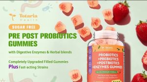 in stock Totaria Sugar Free 5-in-1 Probiotic Prebiotic Postbiotic Gummy Probiotics for Women Men with Digestive Enzymes Peppermint Complete Immune Gut & Digestive Support