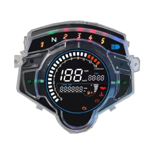 Multifunctional Clear Large Display Motorcycle Dashboard with Speedometer Gauge Accurate Readings for LC135 V4 V5 4S/5S