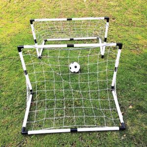 Portable Soccer Goal Set Toys for Kids and Families - 2-Piece Set with Net Balls and Inflator\\n\\nPortable soccer goal sets have become increasingly popular among families looking for fun and engaging ways to enjoy sports together. These compact and versatile toys offer numerous benefits for kids' development while fostering a love for soccer from an early age. This article will explore the various aspects of portable soccer goal sets, including their features, selection criteria, setup, usage, and maintenance.\\n\\n What is a Portable Soccer Goal Set?\\n\\nA portable soccer goal set is a compact, lightweight, and easy-to-assemble toy designed for family fun and kids' development. It typically includes a small goal, a net, soccer balls, and an inflator, making it perfect for backyard play, parks, or even indoor spaces.\\n\\n Benefits of Portable Soccer Goals for Kids\\n\\nPortable soccer goals offer numerous benefits for kids' development:\\n\\n* **Improved motor skills**: Kicking, passing, and dribbling help children develop their coordination, balance, and agility.\\n\\n* **Enhanced cognitive skills**: Soccer requires quick decision-making, spatial awareness, and problem-solving abilities, which help kids develop critical thinking skills.\\n\\n* **Social skills**: Playing soccer with family and friends promotes teamwork, communication, and sportsmanship.\\n\\n* **Physical fitness**: Regular soccer practice helps kids maintain a healthy weight, build muscle strength, and improve cardiovascular health.\\n\\n Key Features of Portable Soccer Goal Sets\\n\\nWhen selecting a portable soccer goal set, consider the following features:\\n\\n* **Size and weight**: Choose a set that is easy to transport and store, yet large enough for kids to enjoy playing.\\n\\n* **Durability**: Look for sets made from high-quality materials that can withstand regular use and outdoor conditions.\\n\\n* **Ease of assembly**: Opt for sets that can be quickly assembled and disassembled, making them ideal for spontaneous play sessions.\\n\\n* **Included accessories**: Ensure the set includes all necessary components, such as balls, nets, and inflators.\\n\\n How to Choose the Right Portable Soccer Goal Set\\n\\nSelecting the perfect portable soccer goal set for your family requires careful consideration of several factors.\\n\\n Considerations for Kids' Soccer Equipment\\n\\nWhen choosing a portable soccer goal set, keep the following points in mind:\\n\\n* **Age-appropriate design**: Select a set that matches your child's age and skill level.\\n\\n* **Safety features**: Look for sets with rounded edges, secure joints, and non-slip bases to minimize injury risks.\\n\\n* **Portability**: Choose a set that is lightweight and easy to carry, store, and transport.\\n\\n Evaluating Portable Soccer Goal Set Quality\\n\\nTo ensure you invest in a high-quality portable soccer goal set, consider the following factors:\\n\\n* **Brand reputation**: Research the manufacturer's reputation for producing durable and reliable products.\\n\\n* **Customer reviews**: Read reviews from other families who have purchased and used the set to gauge its performance and durability.\\n\\n* **Warranty and support**: Check if the set comes with a warranty and customer support to address any issues that may arise.\\n\\n Setting Up & Using Your Portable Soccer Goal Set\\n\\nOnce you have selected the perfect portable soccer goal set, it's time to assemble, set up, and enjoy!\\n\\n Assembling Your Portable Soccer Goal Set\\n\\nFollow these steps to assemble your portable soccer goal set:\\n\\n1. Unpack all components and lay them out on a flat surface.\\n2. Attach the net to the goal frame using the provided clips or ties.\\n3. Secure the base of the goal to prevent tipping or sliding during play.\\n4. Inflate the soccer balls using the included pump or inflator.\\n\\n Tips for Safe & Effective Use\\n\\nTo maximize the fun and safety of your portable soccer goal set, consider the following tips:\\n\\n* **Supervision**: Always supervise young children while they play to prevent accidents or injuries.\\n\\n* **Rule enforcement**: Establish clear rules and boundaries for play to ensure everyone enjoys the experience.\\n\\n* **Maintenance**: Regularly inspect the set for wear and tear, and repair or replace any damaged components as needed.\\n\\n Maintaining Your Portable Soccer Goal Set\\n\\nProper maintenance ensures your portable soccer goal set remains in excellent condition for years of family fun.\\n\\n Cleaning & Storing Your Portable Soccer Goal Set\\n\\nFollow these steps to clean and store your portable soccer goal set:\\n\\n1. After each use, wipe down the goal frame and net with a damp cloth to remove dirt and debris.\\n2. Store the set in a dry, cool place away from direct sunlight and moisture.\\n3. Deflate the soccer balls before storing them to extend their lifespan.\\n\\n Extending the Lifespan of Your Portable Soccer Goal Set\\n\\nTo extend the lifespan of your portable soccer goal set, consider the following tips:\\n\\n* **Regular inspections**: Periodically check the set for signs of wear and tear, and address any issues promptly.\\n\\n* **Proper storage**: Store the set in a safe, dry location to protect it from damage.\\n\\n* **Responsible use**: Encourage family members to handle the set with care to minimize accidental damage.\\n\\nBy following these guidelines, you can enjoy years of family fun and kids' development with your portable soccer goal set. So gather your loved ones, set up the goal, and get ready for some exciting soccer action!\n}