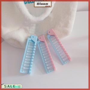 Follow Get New[Bloom Z] Creative Portable Compact Travel Folding Comb Portable Folding Comb Hair Massage Comb Anti Static Hairdressing Tools