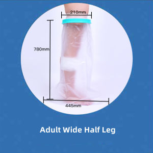 พร้อมส่ง ถุงหุ้มเฝือกกันน้ำสำหรับเท้า สำหรับป้องกันน้ำเข้าเฝือก ผ้าพันแผล แผลที่เท้า เก๊าท์ เบาหวาน พลาสเตอร์กันน้ำ