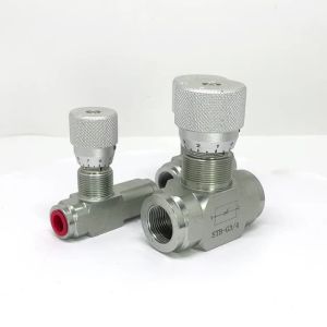 วาล์วผีเสื้อแบบสองทิศทาง STB-G1/2 วาล์วไฮดรอลิก 4 จุด วาล์วควบคุมบายพาส วาล์วควบคุมความเร็วกระบอกไฮดรอลิก