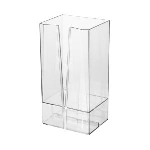 Acrylic Paper Towel & Garbage Bag Holder Wall Mounted Paper Towel Dispenser Adhesive Tissue Box Guest Napkin Countertop Paper Towel Holder for Bathroom