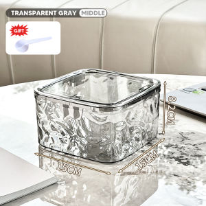 Laundry Powder Container With Lid Laundry Pods Organizer Washing Capsules Holder Laundry Room Desktop Storage Box