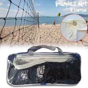 Volleyball Net Original International Match Volleyball Net Standard Official Size Volleyball Net Ordinary Game Specific Beach Sports Indoor Outdoor Portable Training Net 950*100cm