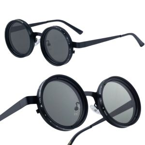 LUXERY ND2-400 Adjustable Dimming Glasses ND Filter UV400 Polarized Sunglasses Fashion 9 Level Eyewear Driving