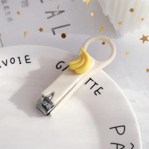 Gunting Kuku Mini Motif 3D Jepit Kuku Aesthetic Nail Clipper Pemotong Kuku Anak Dewasa HM1032