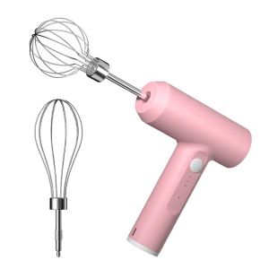 Handheld household wireless electric food mixer portable 3-speed egg beater baking dough cake cream mixer kitchen tool