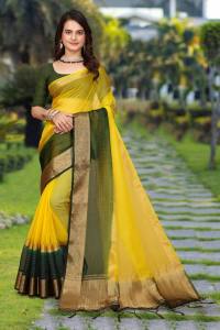 [Pre Order] 1 Minute Ready To Wear / Normal KHADI COTTON Saree ~ Delivery Lead Time : 10 days