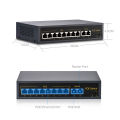 Hamrol POE Switch 48V with 8 100Mbps Ports IEEE 802.3 af/at ethernet Switch Suitable for IP Camera/POE Camera Security System Power Over Ethernet Max 250M. 