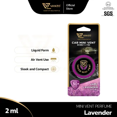 Car Mini Vent Perfume - Amberwood Aura 2ml