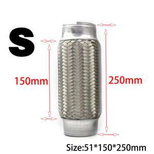 Car Exhaust Pipe Automobile Rear Exhaust Flexible Hose Noise Reduction And Resistance