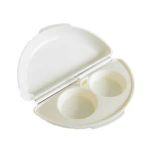 Microwave Egg Steamer Tray Egg Poacher Steamed Egg Plate Quick Egg Cooker Microwave Safe Kitchen Cooking Tool