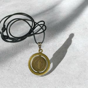 St. Benedict Medallion Necklace (Reversible Type) BRV120/BRV125