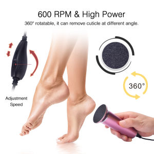 Electric Callus Remover Foot Grinder Hard Skin Remover Machine Thick Rough Dead Skin Heel Pedicure Tools with 60 pcs Replacement Sandpaper