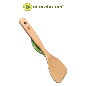 Vá Sạn 02 Đầu Bằng Gỗ Beech Xẻng Cán Dài 27cm Dùng Để Chiên Xào Đảo Trở Thức Ăn Thương Hiệu Trường Sơn - Đồ Dùng Gia Dụng Nhà Bếp