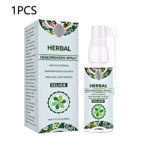 Hemorrhoids Spray Natural Herbal Stop Bleeding Reduce Pain Relieve Swelling Fissure Bloody Stool inflammation Treatment 天然草药舒缓肿胀痔消肉球痔疮喷雾内外肛舒喷剂